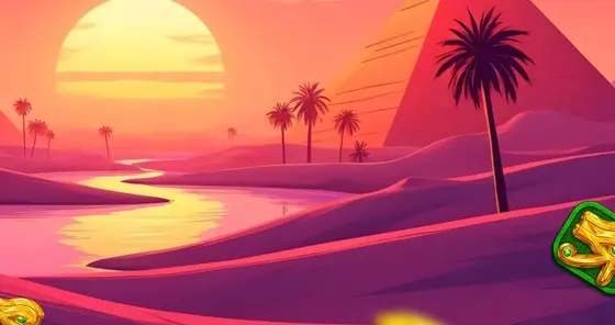 Закат над пирамидами в слоте Sun of Egypt 2 — Mostbet